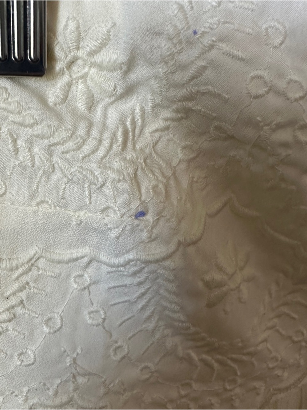 Free People Ivory Embroidered Peasant Top - Picture 2 of 7